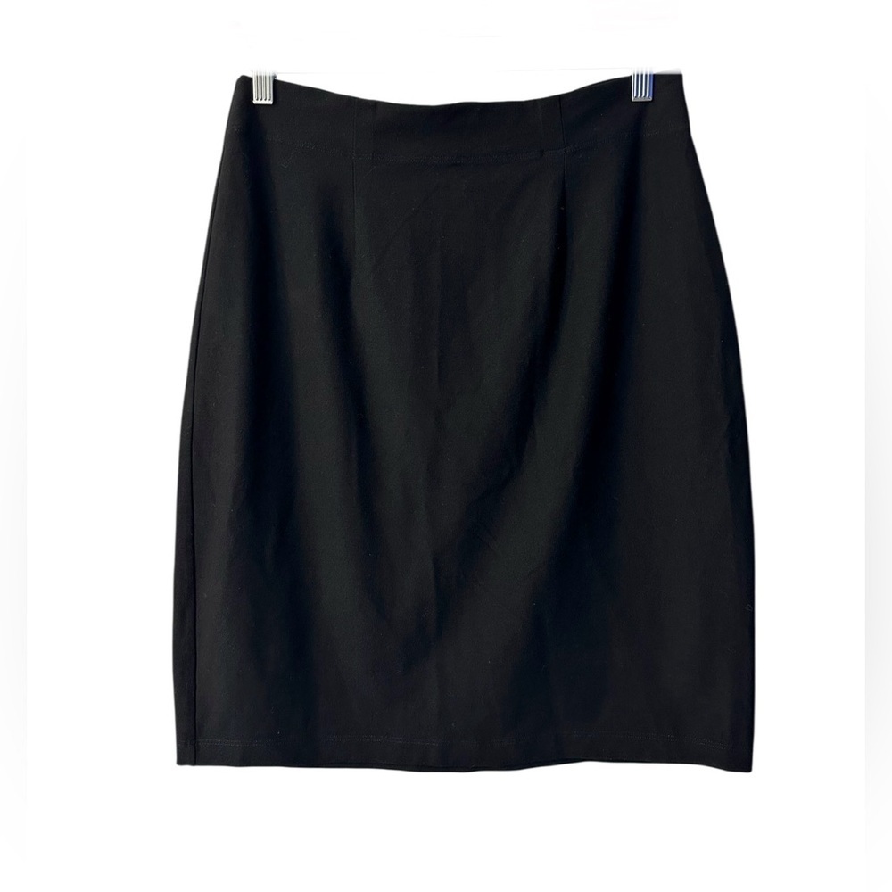 Eileen Fisher Black Knee Length Stretch Skirt